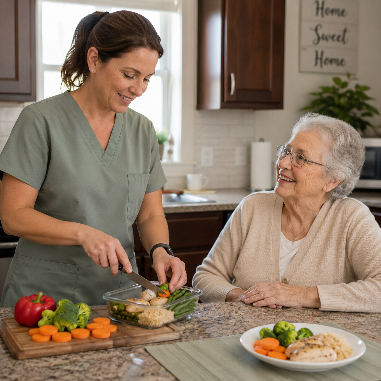 Meal Preparation & Nutrition at Mt Hood Gentle Care
